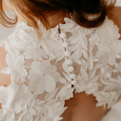 vestit de nuvia de seda girona