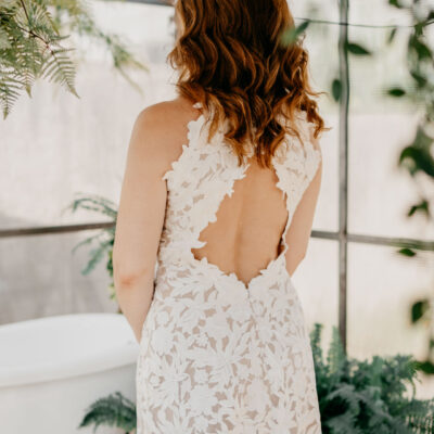 Vestido de novia falda quita y pon
