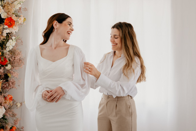 vestido de novia minimalista