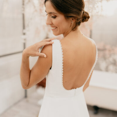 vestido novia espalda abierta