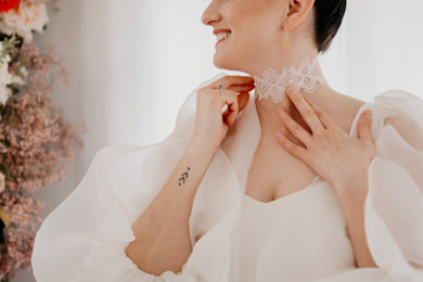 vestido de novia elegante girona